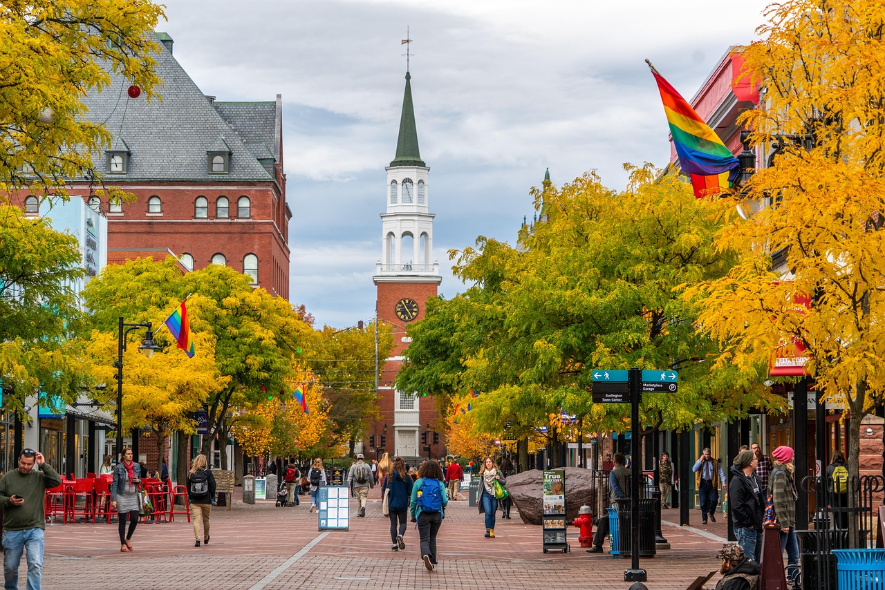 Downtown Burlington Vermont